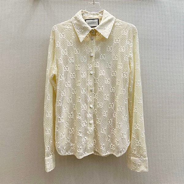 グッチ GGマクラメ シャツ 偽物 gut90796